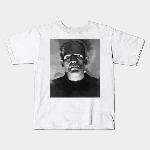Frankenstein Kids T-Shirt by Blade Runner Thoughts